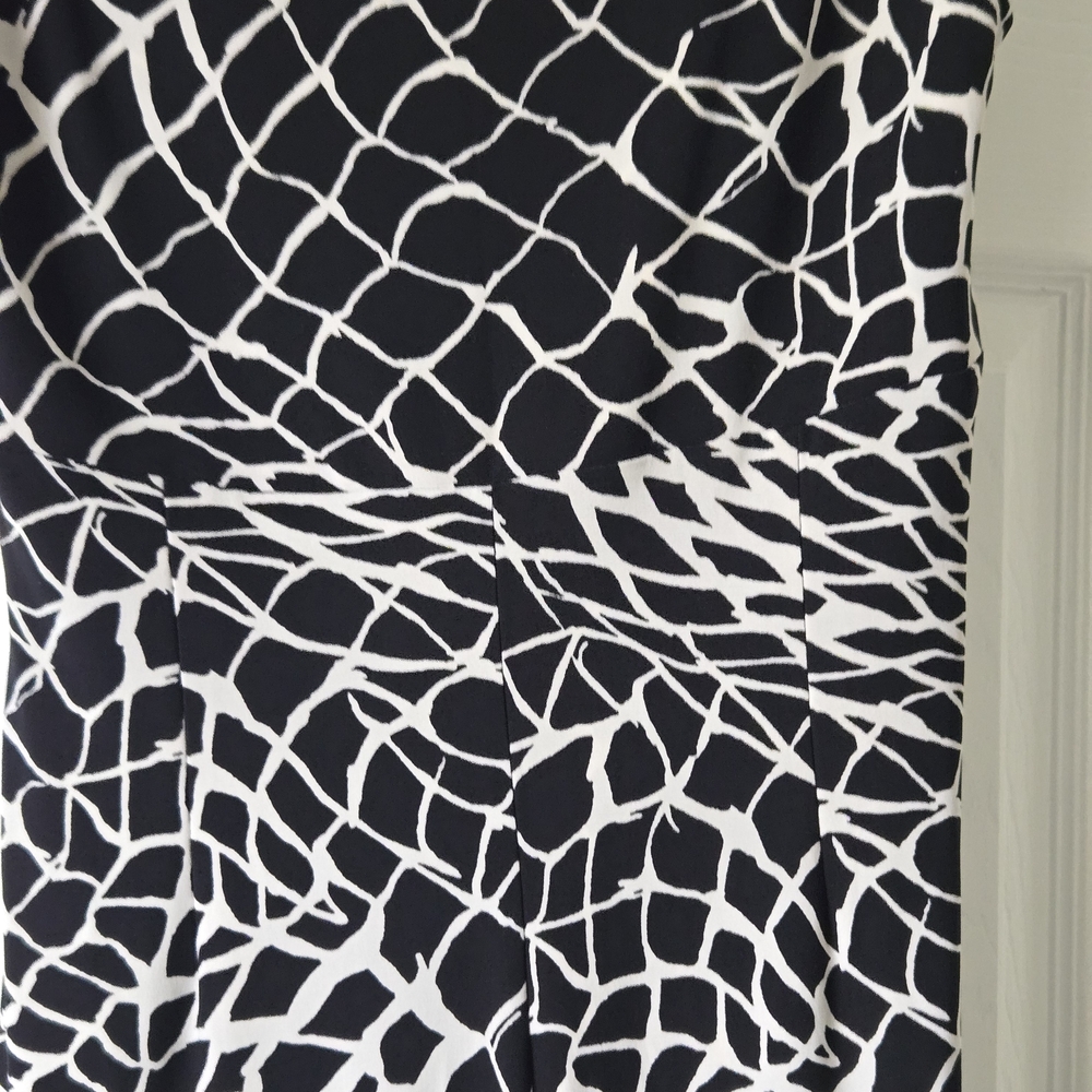 Lauren Ralph Lauren Black and White Patterned Maxi Skirt - Picture 13 of 14